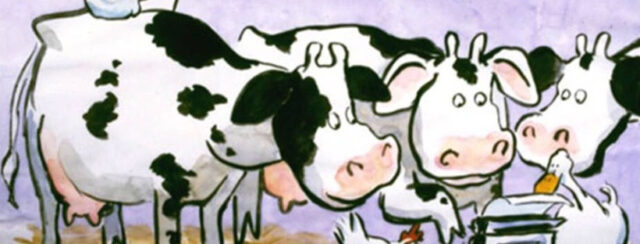 Click Clack Moo Cows That Type Book Cover Art